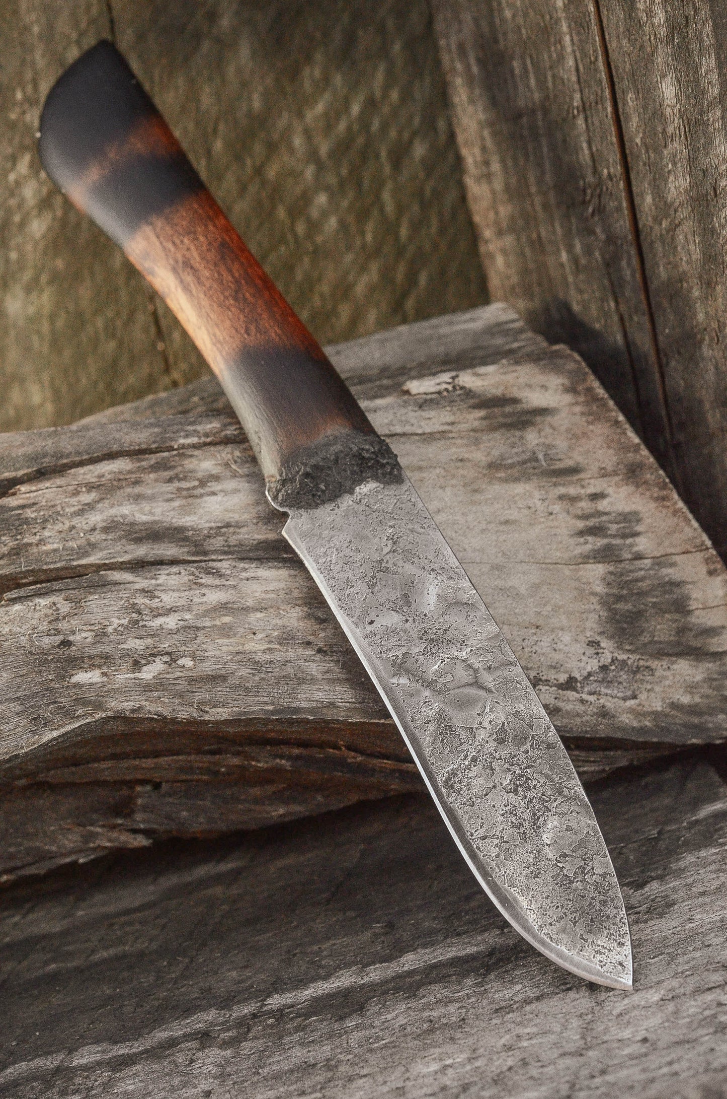 Large Handmade Mountain Man Knife and sheath